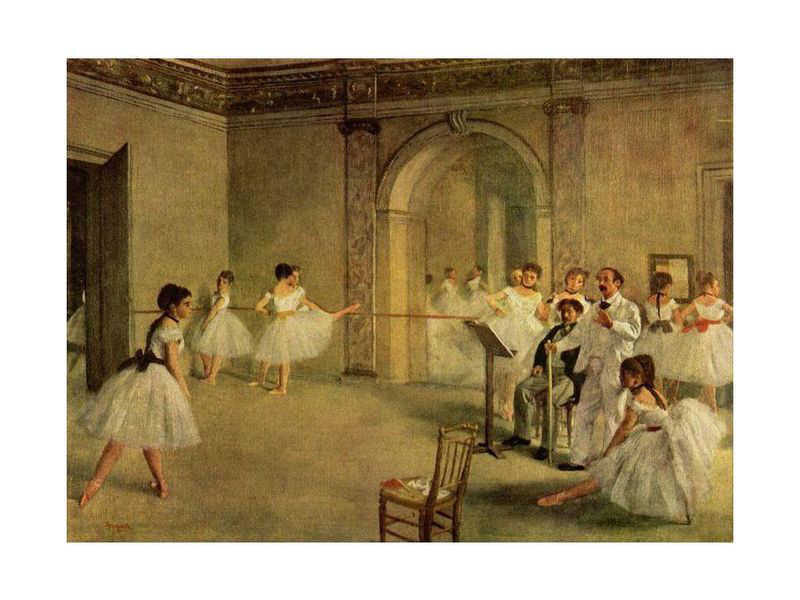 Salle du Ballet peinte par Degas