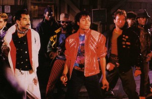 Michael Peters et Michael Jackson dans Beat it
